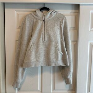 Scuba Oversized Half-Zip Hoodie Gray Size
XL/XXL